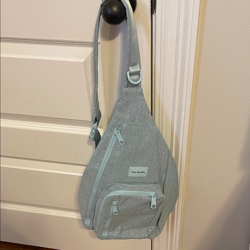 Vera Bradley Sky Blue Sling Bag